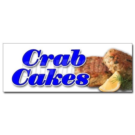 Signmission CRABS DECAL sticker crabs Maryland seafood fried King legs hard soft shell, D-12 Crabs D-12 Crabs